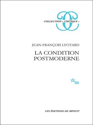 cover image of La Condition postmoderne